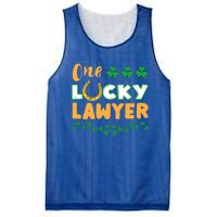 One Lucky Lawyer St Patricks Day Meaningful Gift Mesh Reversible Basketball Jersey Tank