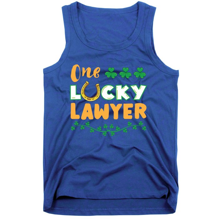 One Lucky Lawyer St Patricks Day Meaningful Gift Tank Top