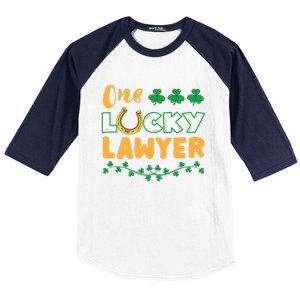 One Lucky Lawyer St Patricks Day Meaningful Gift Baseball Sleeve Shirt