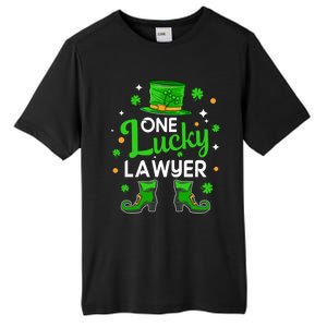 One Lucky Lawyer St Patrick's Day Leprechaun Lawyer Gift Tall Fusion ChromaSoft Performance T-Shirt