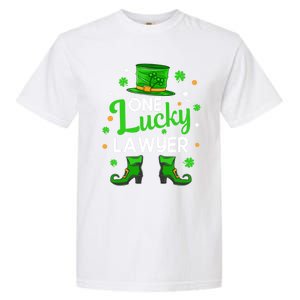 One Lucky Lawyer St Patrick's Day Leprechaun Lawyer Gift Garment-Dyed Heavyweight T-Shirt