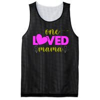 One Loved Mama Funny Mothers Day T Mesh Reversible Basketball Jersey Tank