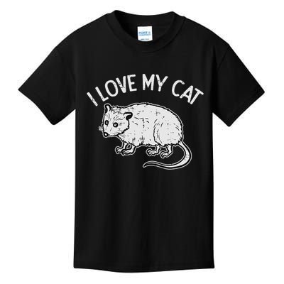 Opossum Love My Cat Funny Possum Street Women Kids T-Shirt