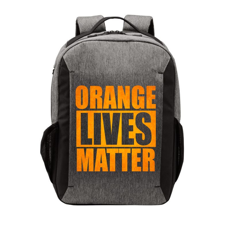 Orange Lives Matter Funny Donald Trump Vector Backpack