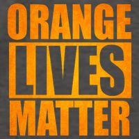 Orange Lives Matter Funny Donald Trump Vector Backpack