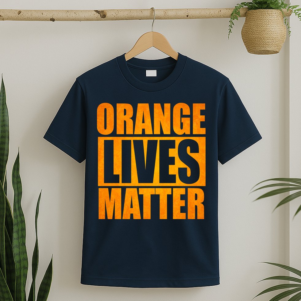 Orange Lives Matter Funny Donald Trump T-Shirt