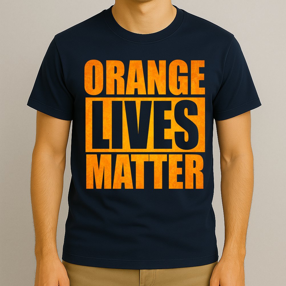 Orange Lives Matter Funny Donald Trump T-Shirt