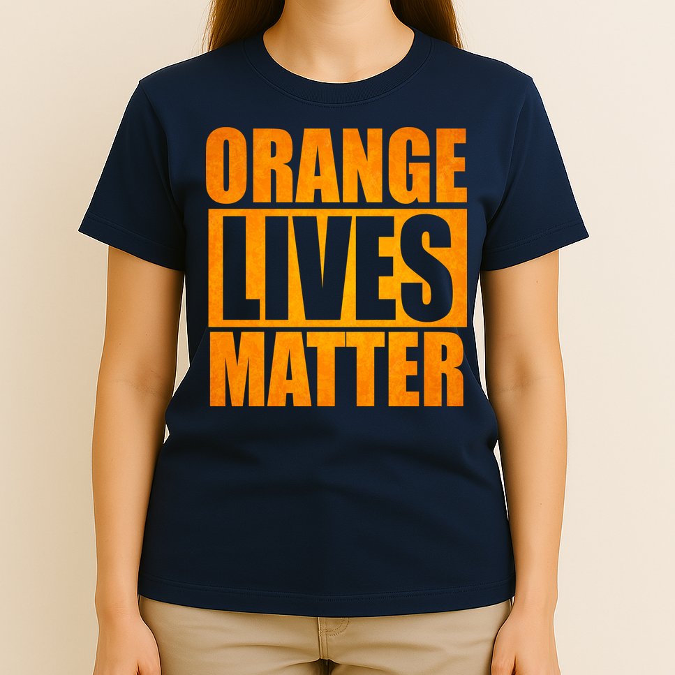 Orange Lives Matter Funny Donald Trump T-Shirt