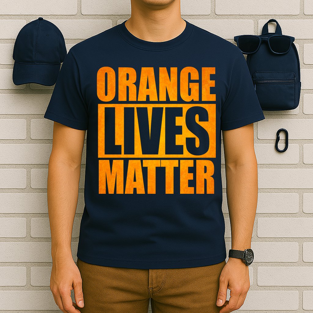 Orange Lives Matter Funny Donald Trump T-Shirt