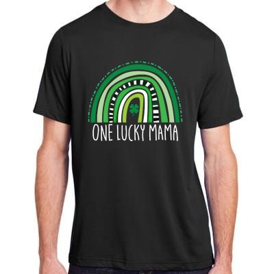 One Lucky Mama Cute Rainbow Mothers St Patricks Day Great Gift Adult ChromaSoft Performance T-Shirt