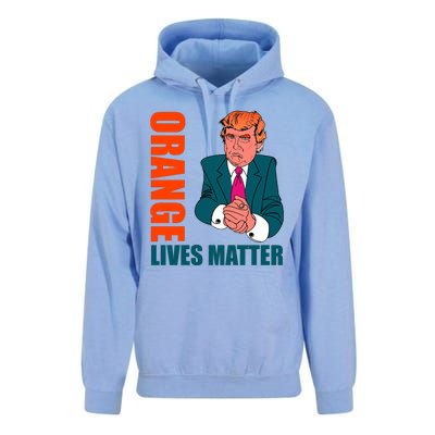 Orange Lives Matter Funny Trump Unisex Surf Hoodie