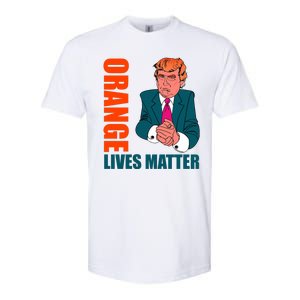 Orange Lives Matter Funny Trump Softstyle CVC T-Shirt