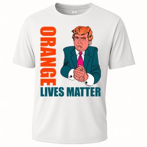 Orange Lives Matter Funny Trump Cooling Performance Crew T-Shirt