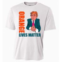 Orange Lives Matter Funny Trump Cooling Performance Crew T-Shirt