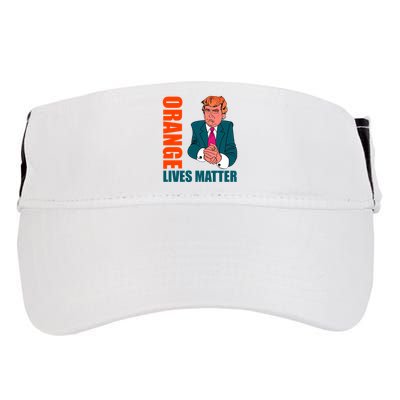 Orange Lives Matter Funny Trump Adult Drive Performance Visor