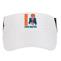 Orange Lives Matter Funny Trump Adult Drive Performance Visor