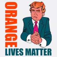 Orange Lives Matter Funny Trump Flatbill Hat