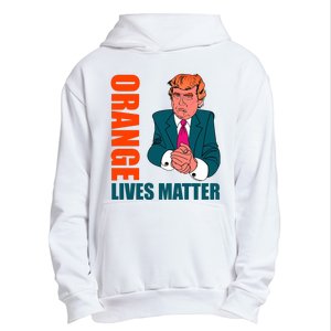 Orange Lives Matter Funny Trump Urban Pullover Hoodie