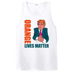 Orange Lives Matter Funny Trump PosiCharge Competitor Tank