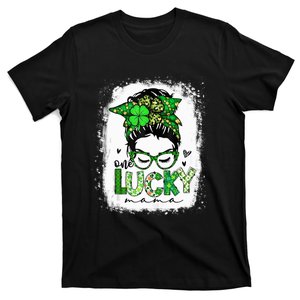 One Lucky Mama St Patricks Day Mom Mother Shamrock T-Shirt