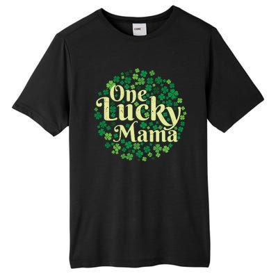 One Lucky Mama St Patricks Day Tall Fusion ChromaSoft Performance T-Shirt