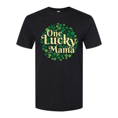 One Lucky Mama St Patricks Day Softstyle CVC T-Shirt