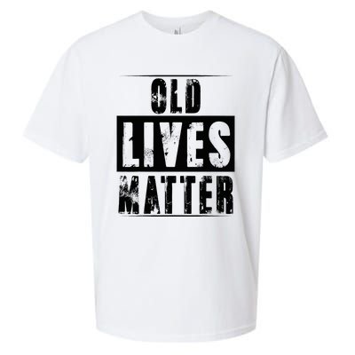 Old Lives Matter Elderly Seniors Apparel Clothing Sueded Cloud Jersey T-Shirt