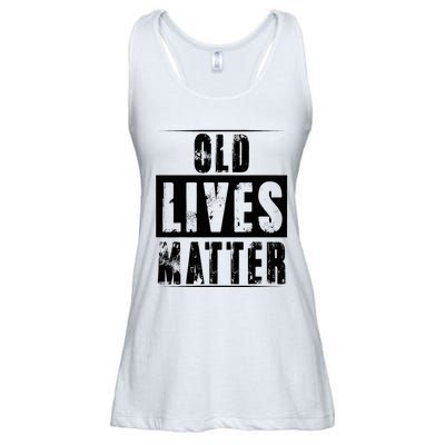 Old Lives Matter Elderly Seniors Apparel Clothing Ladies Essential Flowy Tank