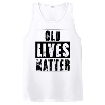 Old Lives Matter Elderly Seniors Apparel Clothing PosiCharge Competitor Tank