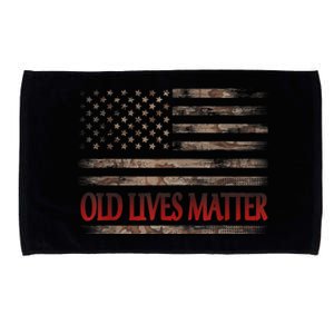 Old Lives Matter 40th 50th 60th 70th Birthday Microfiber Hand Towel