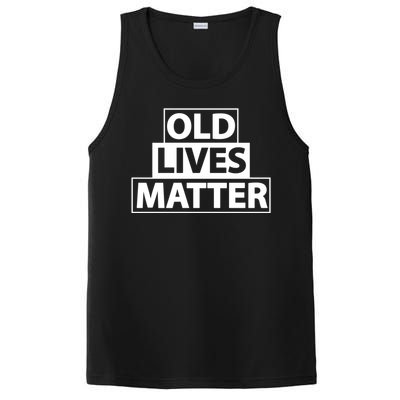 Old Lives Matter Funny Birthday Gift For Dad Or Grandpa Gift PosiCharge Competitor Tank