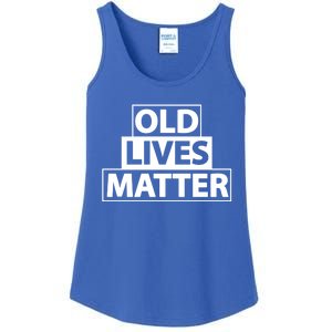 Old Lives Matter Funny Birthday Gift For Dad Or Grandpa Gift Ladies Essential Tank