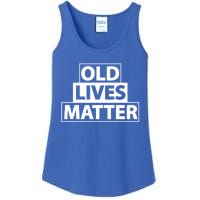 Old Lives Matter Funny Birthday Gift For Dad Or Grandpa Gift Ladies Essential Tank