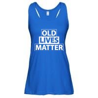 Old Lives Matter Funny Birthday Gift For Dad Or Grandpa Gift Ladies Essential Flowy Tank