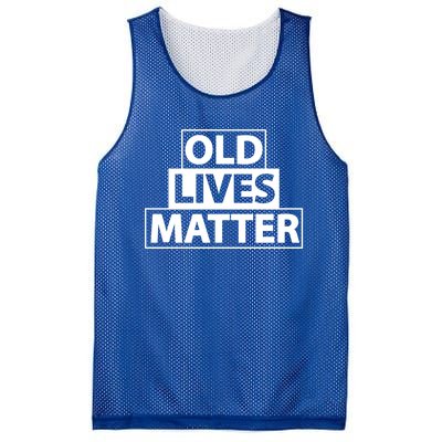 Old Lives Matter Funny Birthday Gift For Dad Or Grandpa Gift Mesh Reversible Basketball Jersey Tank