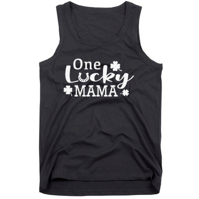 One Lucky Mama St. Patricks Day Mom Gift Tank Top