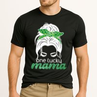 One Lucky Mama St Patricks Day Cooling Performance Crew T-Shirt