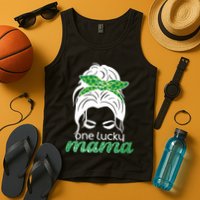 One Lucky Mama St Patricks Day Tank Top