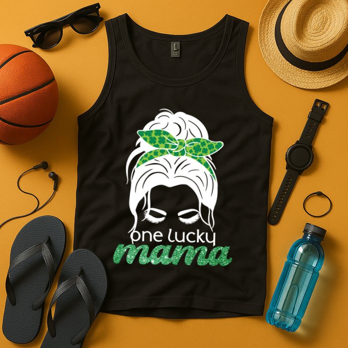One Lucky Mama St Patricks Day Tank Top