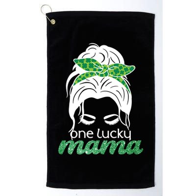 One Lucky Mama St Patricks Day Golf Towel