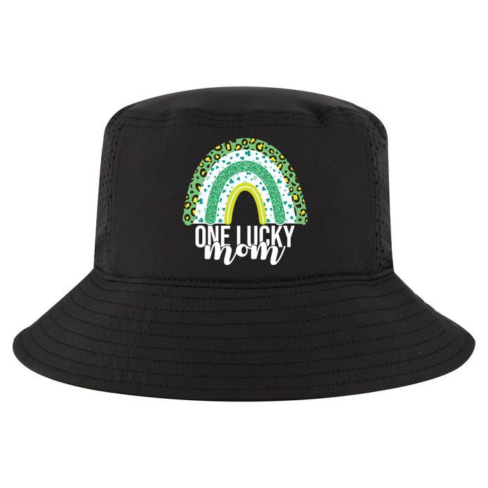 One Lucky Mom Rainbow St Patrick's Day Cool Comfort Performance Bucket Hat