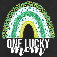 One Lucky Mom Rainbow St Patrick's Day Adult Drive Performance Visor