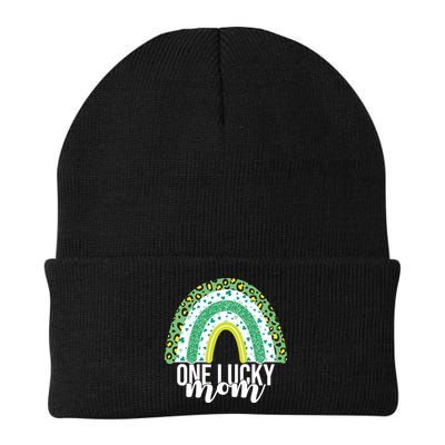One Lucky Mom Rainbow St Patrick's Day Beanie