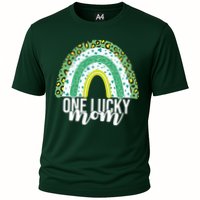One Lucky Mom Rainbow St Patrick's Day Cooling Performance Crew T-Shirt