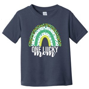 One Lucky Mom Rainbow St Patrick's Day Toddler T-Shirt