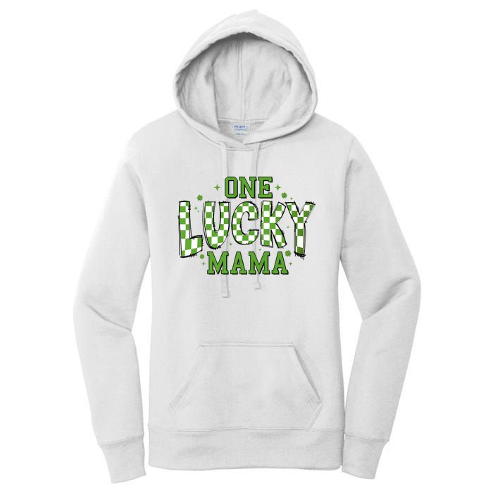 One Lucky Mama St Patrick’S Retro Women's Pullover Hoodie