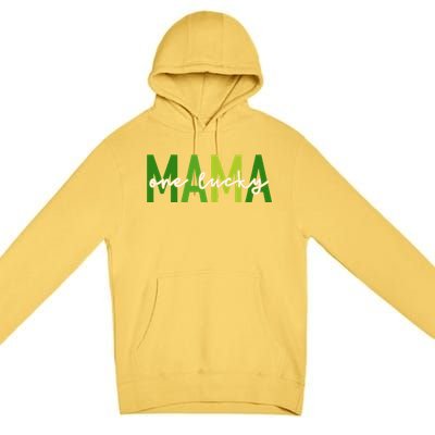 One Lucky Mama St Patricks Day Irish Women Mommy Premium Pullover Hoodie