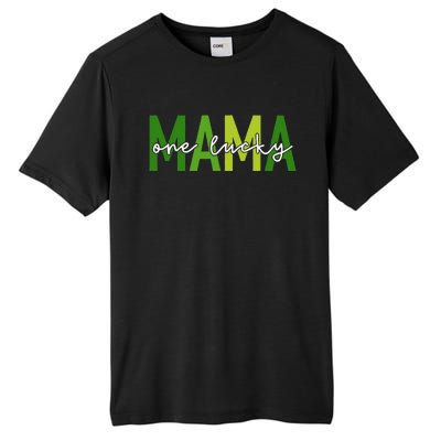 One Lucky Mama St Patricks Day Irish Women Mommy Tall Fusion ChromaSoft Performance T-Shirt