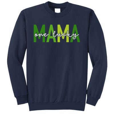 One Lucky Mama St Patricks Day Irish Women Mommy Sweatshirt