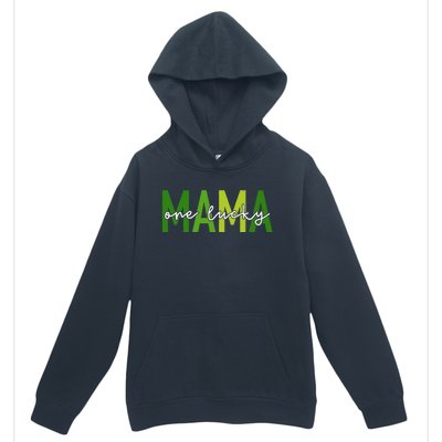 One Lucky Mama St Patricks Day Irish Women Mommy Urban Pullover Hoodie